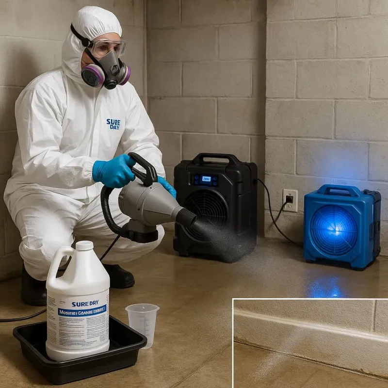 Sanitization and Odor Removal process in Temple Hills, MD